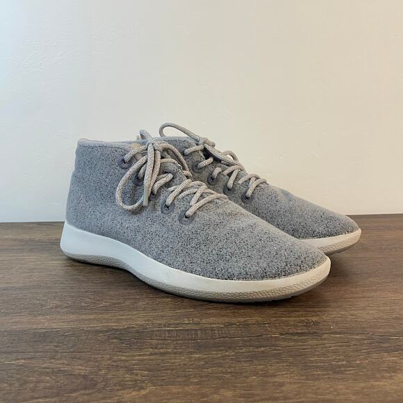 Allbirds Wool Runners Mizzle Men 12 Gray Merino Wool Sneaker WRUM M12 Waterproof - Picture 1 of 10